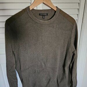 Banana Republic Factory Military Ribbed Sweater – Olive Green (Medium)